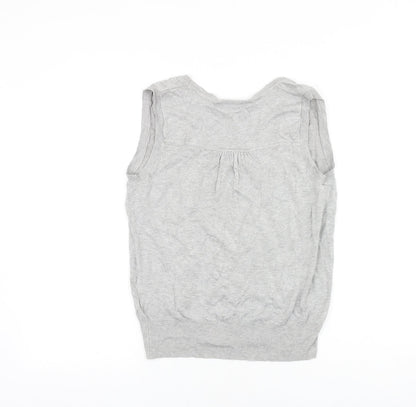 Womens UK Size 16 Wallis Grey Basic Tank
