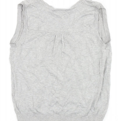 Womens UK Size 16 Wallis Grey Basic Tank