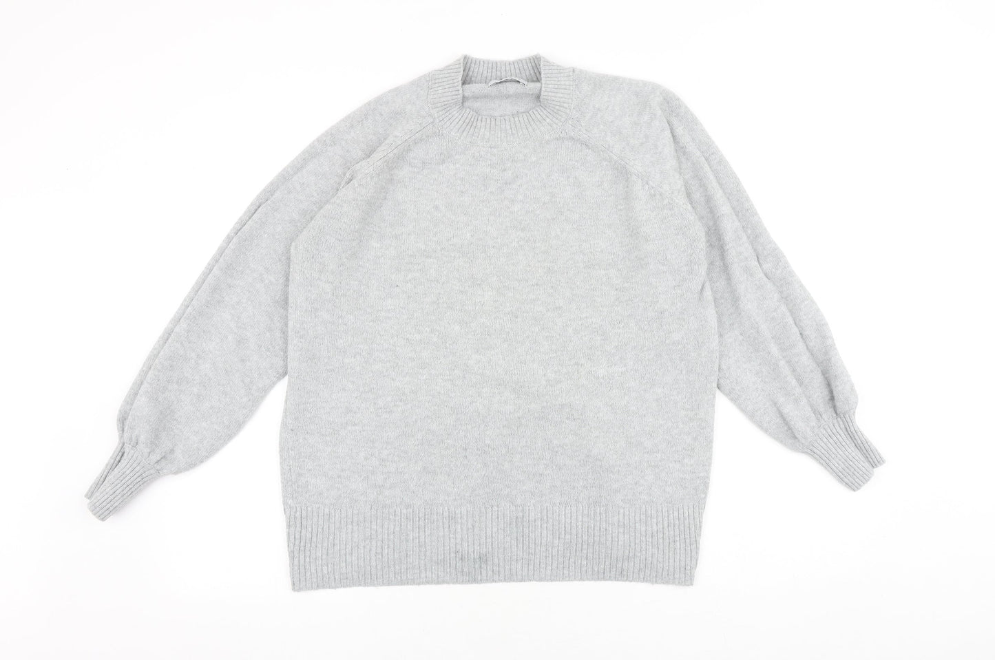 Womens UK Size M Papaya Grey Pullover Jumper