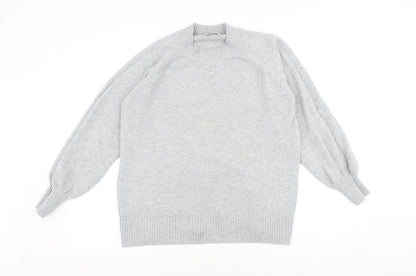 Womens UK Size M Papaya Grey Pullover Jumper