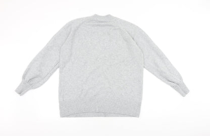 Womens UK Size M Papaya Grey Pullover Jumper