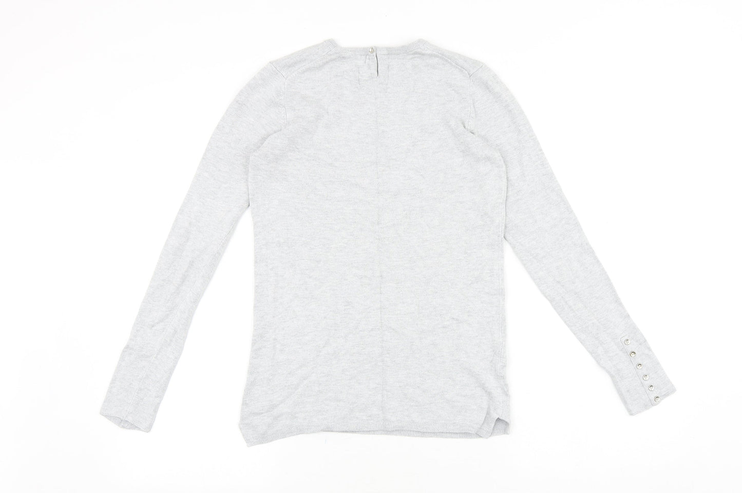 Womens UK Size M Zara Grey Pullover Jumper