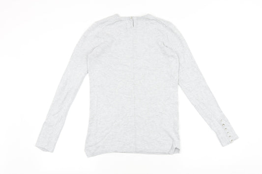 Womens UK Size M Zara Grey Pullover Jumper