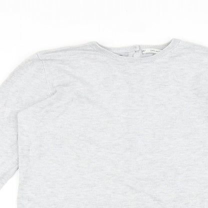 Womens UK Size M Zara Grey Pullover Jumper