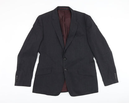 Mens UK Size 42 Marks and Spencer Regular Grey Suit Jacket
