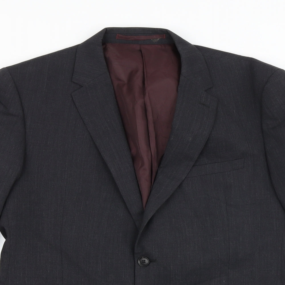 Mens UK Size 42 Marks and Spencer Regular Grey Suit Jacket