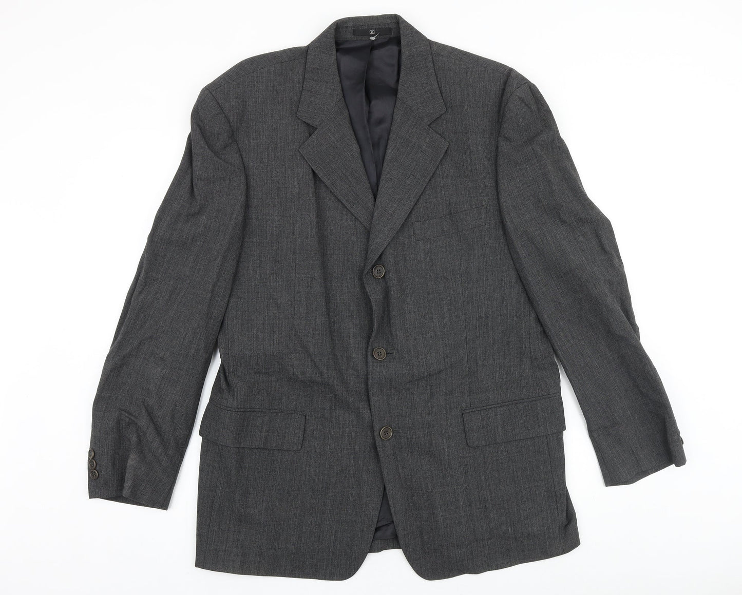 Mens UK Size 38 Ciro Citterio Regular Grey Suit Jacket