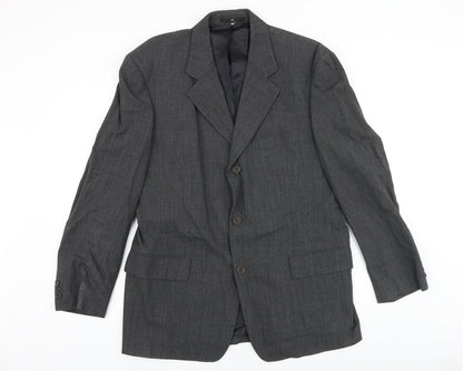 Mens UK Size 38 Ciro Citterio Regular Grey Suit Jacket