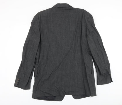 Mens UK Size 38 Ciro Citterio Regular Grey Suit Jacket