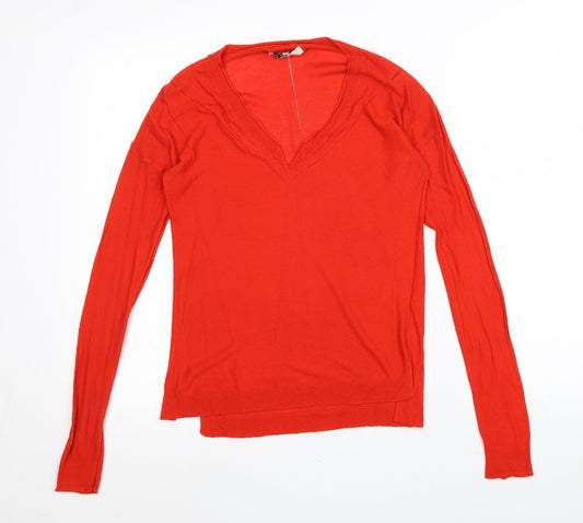 Womens UK Size 8 NEXT Red Pullover Jumper