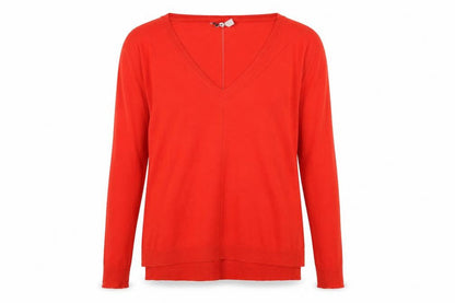 Womens UK Size 8 NEXT Red Pullover Jumper