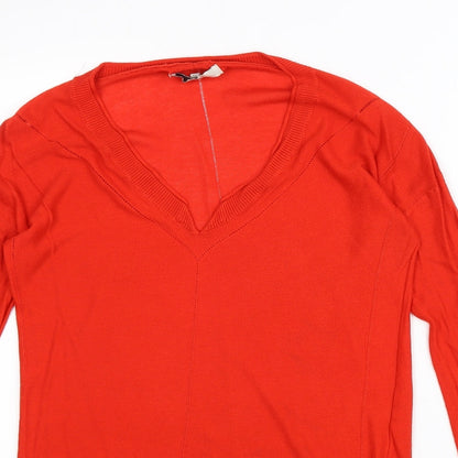 Womens UK Size 8 NEXT Red Pullover Jumper