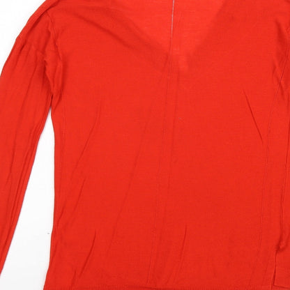 Womens UK Size 8 NEXT Red Pullover Jumper