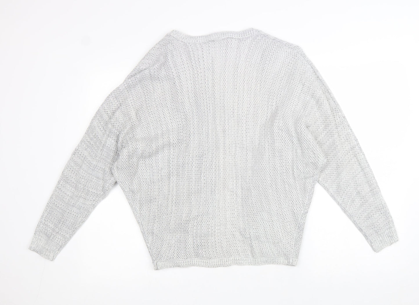 Womens UK Size 8 Select Grey Cardigan Jumper