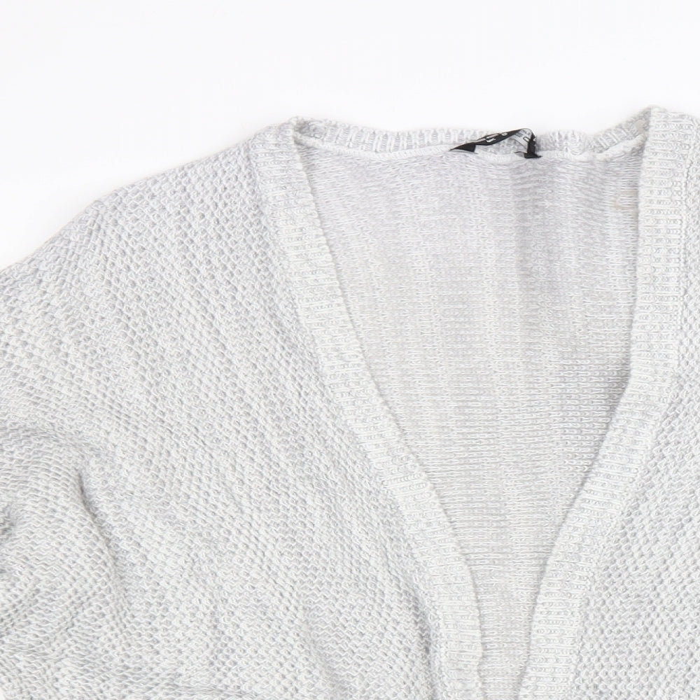 Womens UK Size 8 Select Grey Cardigan Jumper