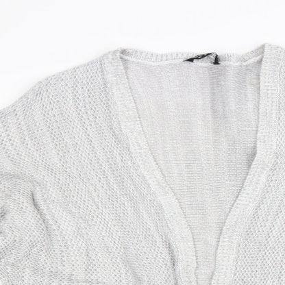 Womens UK Size 8 Select Grey Cardigan Jumper