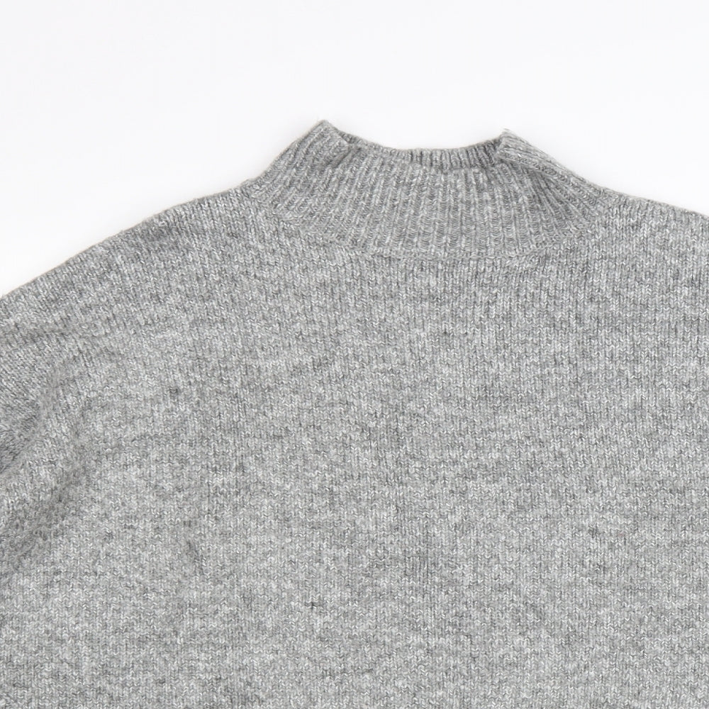 Womens UK Size L New Look Grey Pullover Jumper