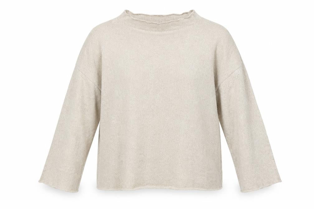 Womens UK Size L Zara Beige Pullover Jumper