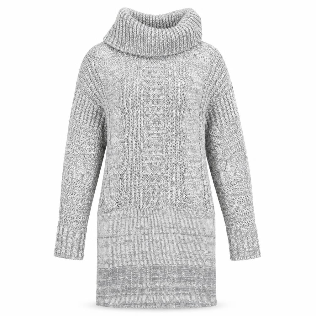 Womens UK Size 10 Lipsy Grey Tunic Jumper