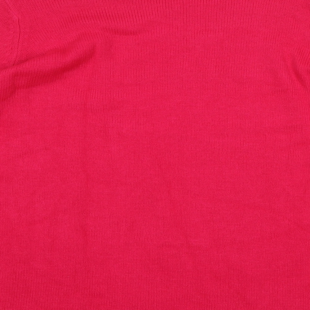 Womens UK Size S Capsule Pink Pullover Jumper