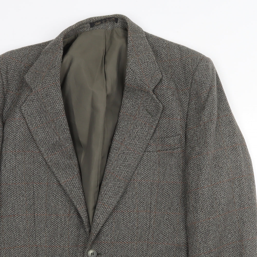 Mens UK Size 40 Greenwoods Regular Grey Suit Jacket