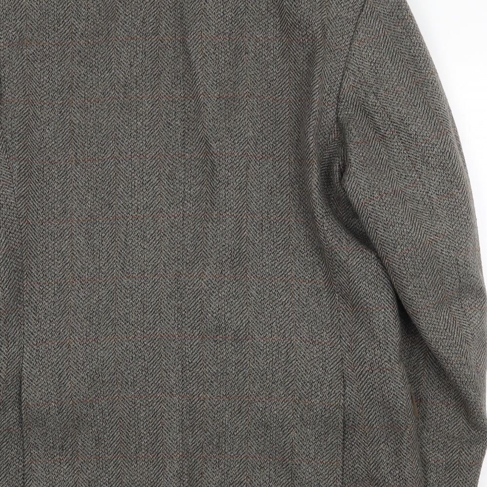 Mens UK Size 40 Greenwoods Regular Grey Suit Jacket