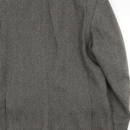 Mens UK Size 40 Greenwoods Regular Grey Suit Jacket