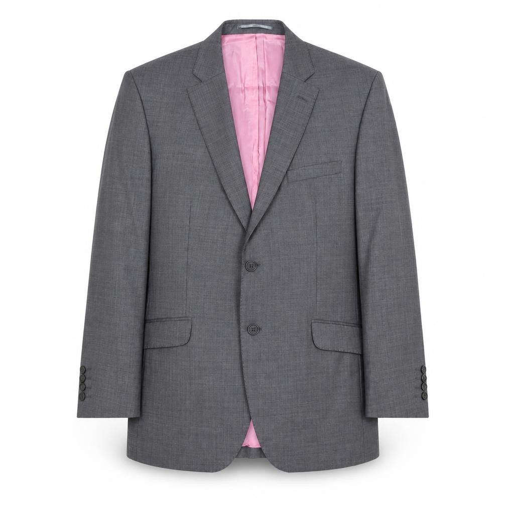 Mens UK Size 42 Aspen & Court Regular Grey Suit Jacket