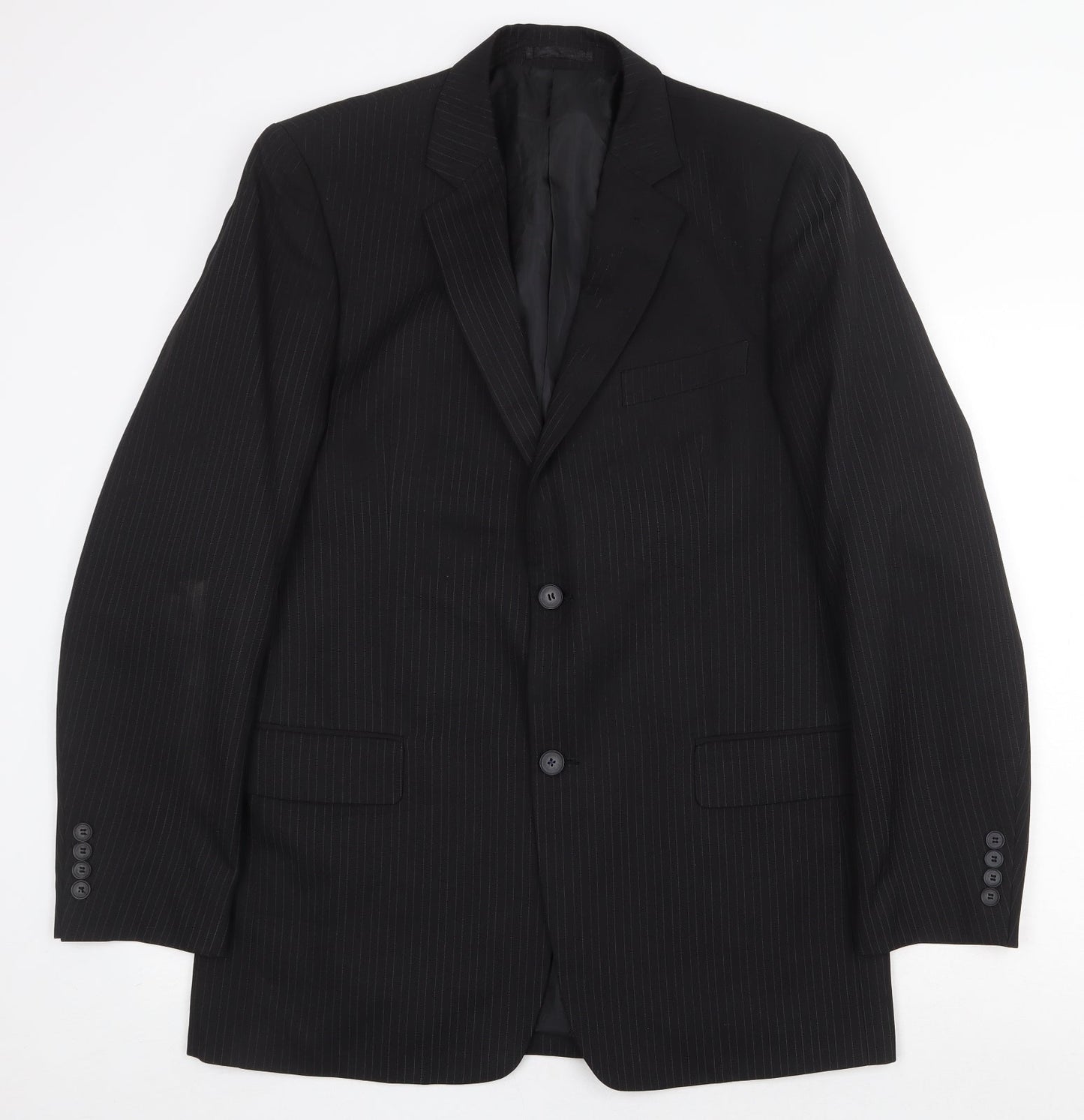 Mens UK Size 40 Taylor & Wright Regular Black Suit Jacket