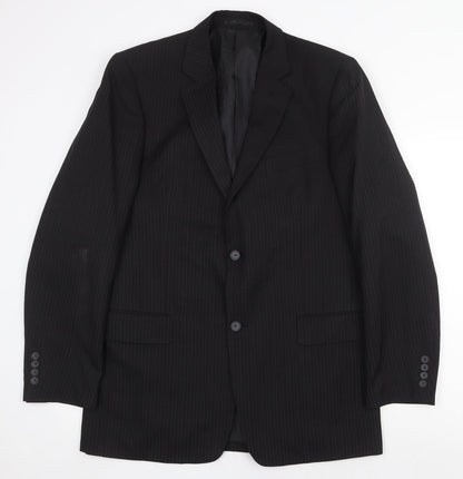 Mens UK Size 40 Taylor & Wright Regular Black Suit Jacket
