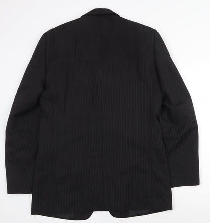 Mens UK Size 40 Taylor & Wright Regular Black Suit Jacket