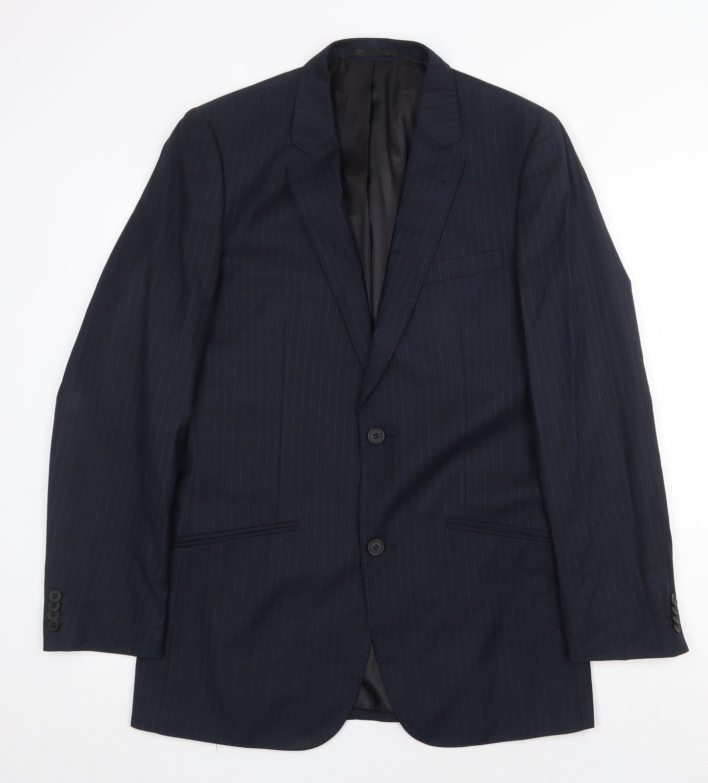 Mens UK Size 38 Butler & Webb Regular Blue Suit Jacket