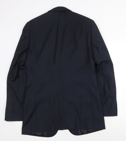 Mens UK Size 38 Butler & Webb Regular Blue Suit Jacket