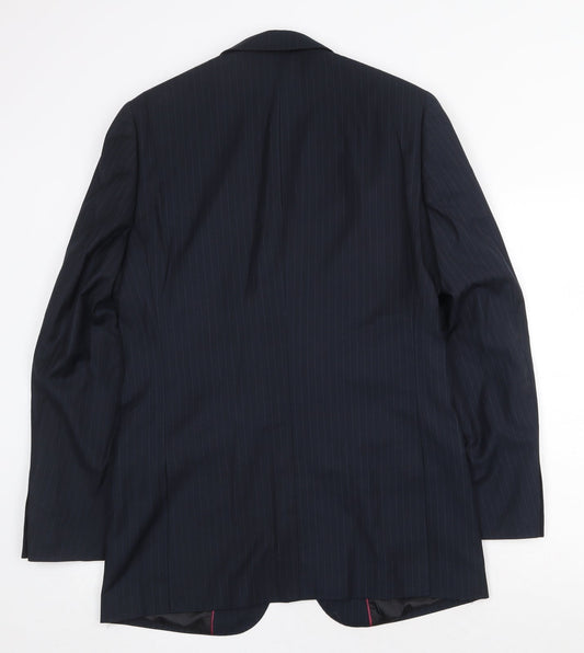 Mens UK Size 38 Butler & Webb Regular Blue Suit Jacket