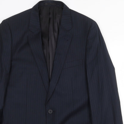 Mens UK Size 38 Butler & Webb Regular Blue Suit Jacket