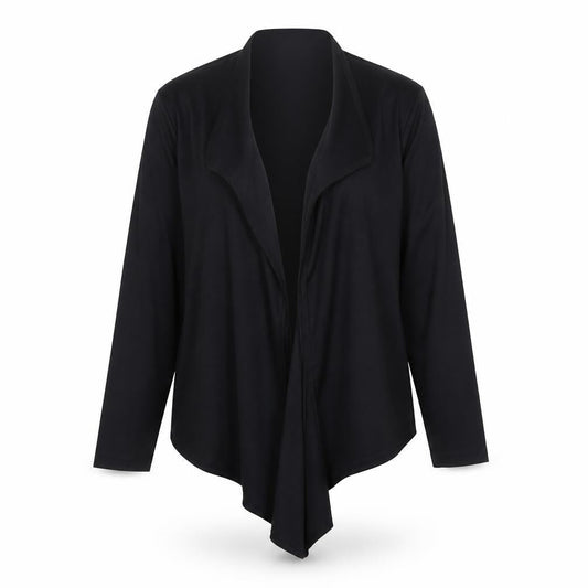 Mandy Marsh Womens Black Polyester Kimono Blouse Size 10 V-Neck