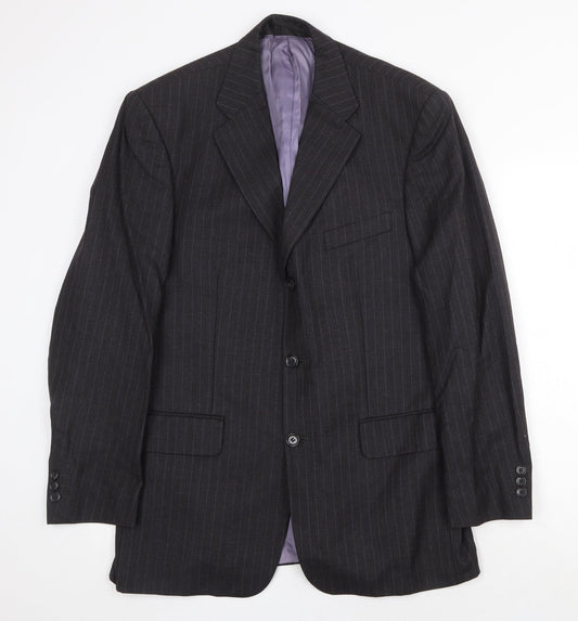 Mens UK Size 40 West Brook Regular Grey Suit Jacket