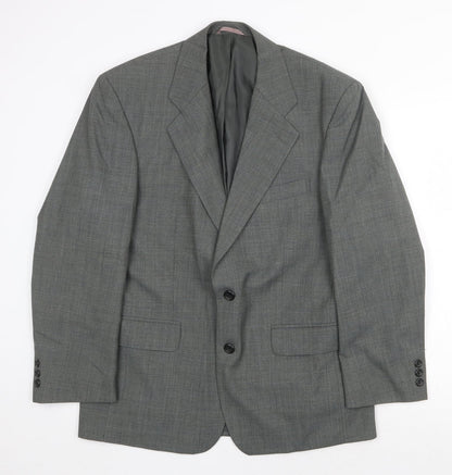 Mens UK Size 40 Chatsworth Regular Grey Suit Jacket