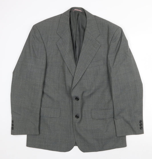 Mens UK Size 40 Chatsworth Regular Grey Suit Jacket