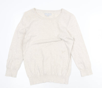 Womens UK Size 12 Red Herring Beige Pullover Jumper