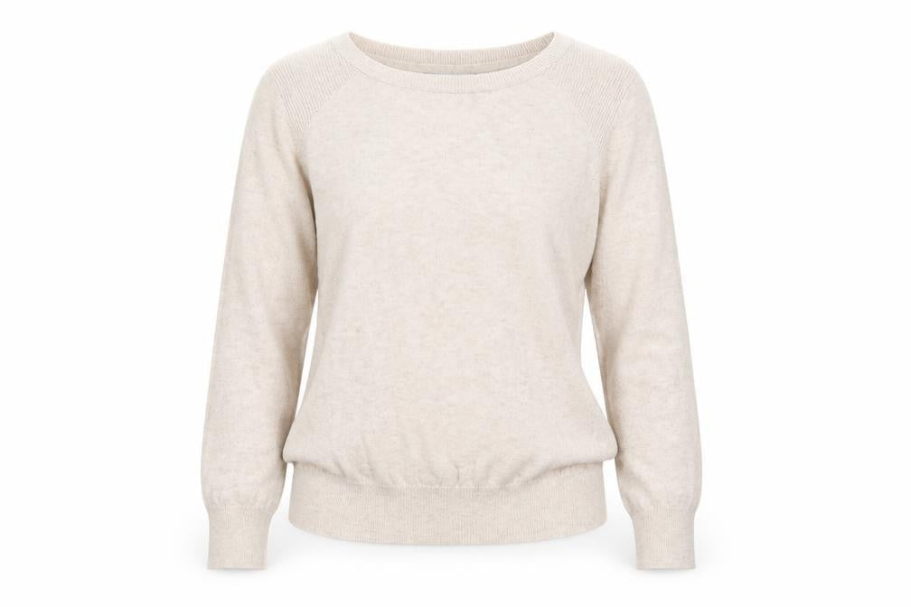 Womens UK Size 12 Red Herring Beige Pullover Jumper