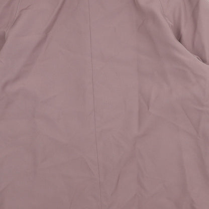 A.V.V Fashion Womens Purple Overcoat Coat Size 16 Buckle