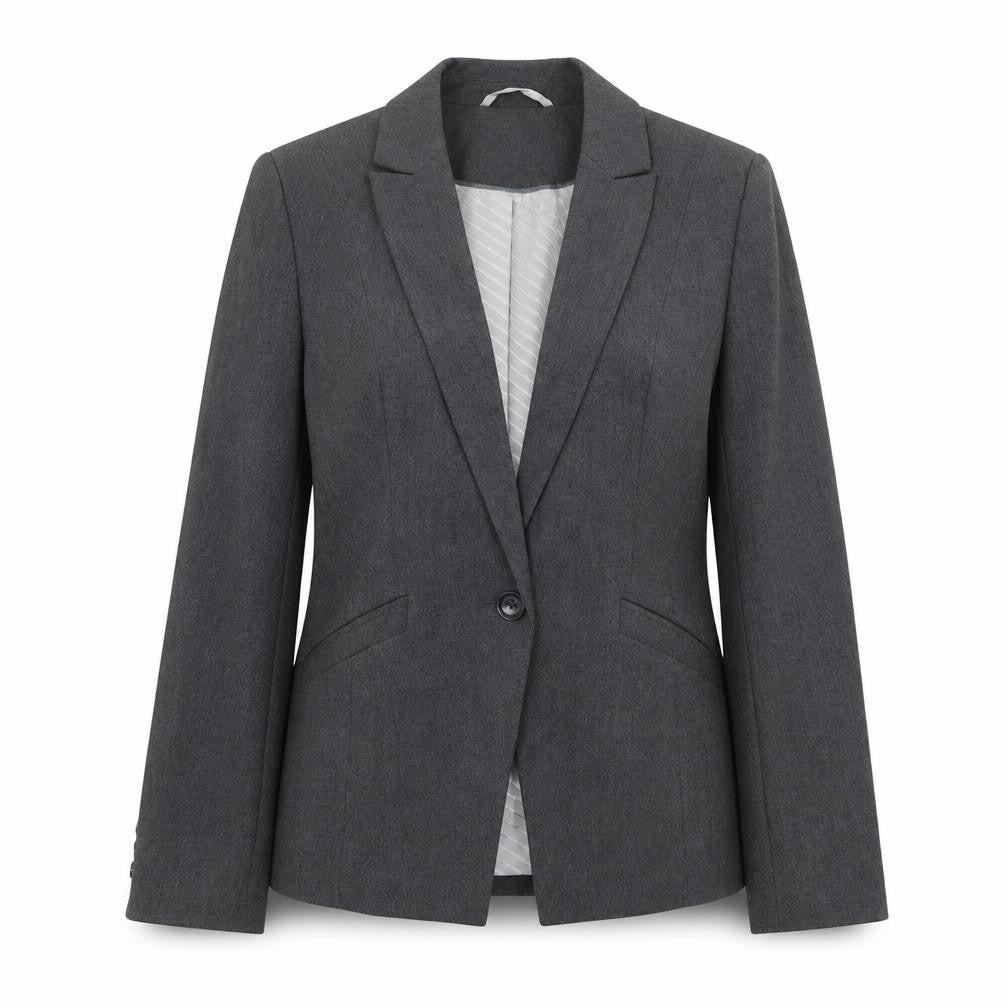 Womens UK Size 12 Marks and Spencer Regular Grey Blazer