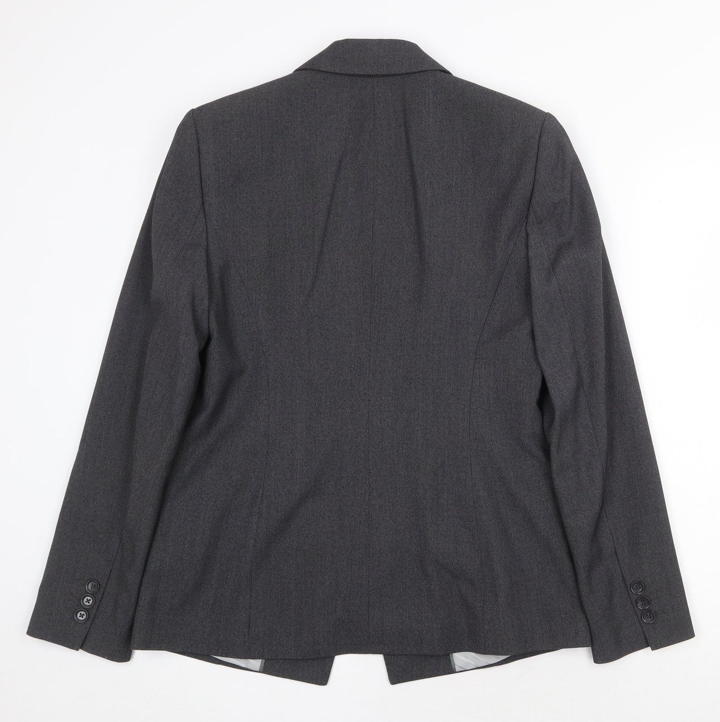 Womens UK Size 12 Marks and Spencer Regular Grey Blazer