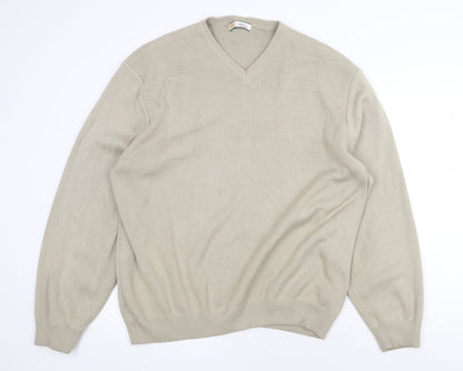 Womens UK Size 2XL Marks and Spencer Beige Pullover Jumper
