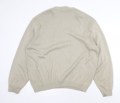 Womens UK Size 2XL Marks and Spencer Beige Pullover Jumper