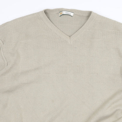 Womens UK Size 2XL Marks and Spencer Beige Pullover Jumper