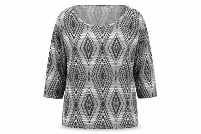 Womens UK Size 8 New Look Grey Basic T-Shirt