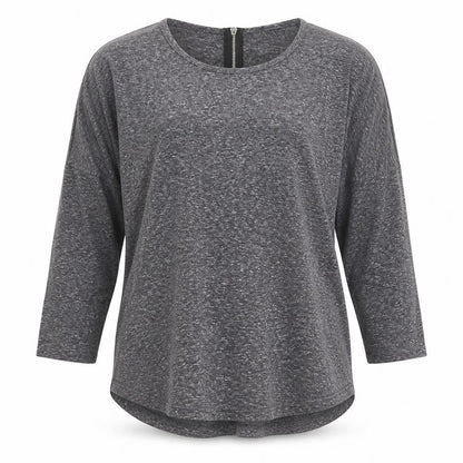 Womens UK Size 6 Select Grey Basic T-Shirt