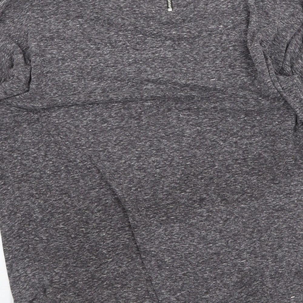 Womens UK Size 6 Select Grey Basic T-Shirt